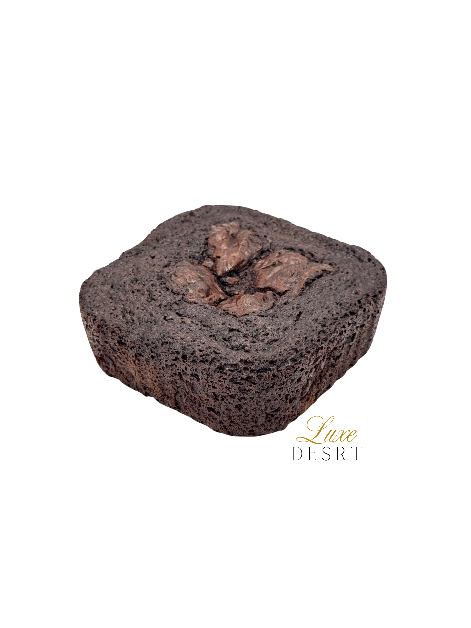 Classic chocolate brownie with fudgy center and crispy edges.